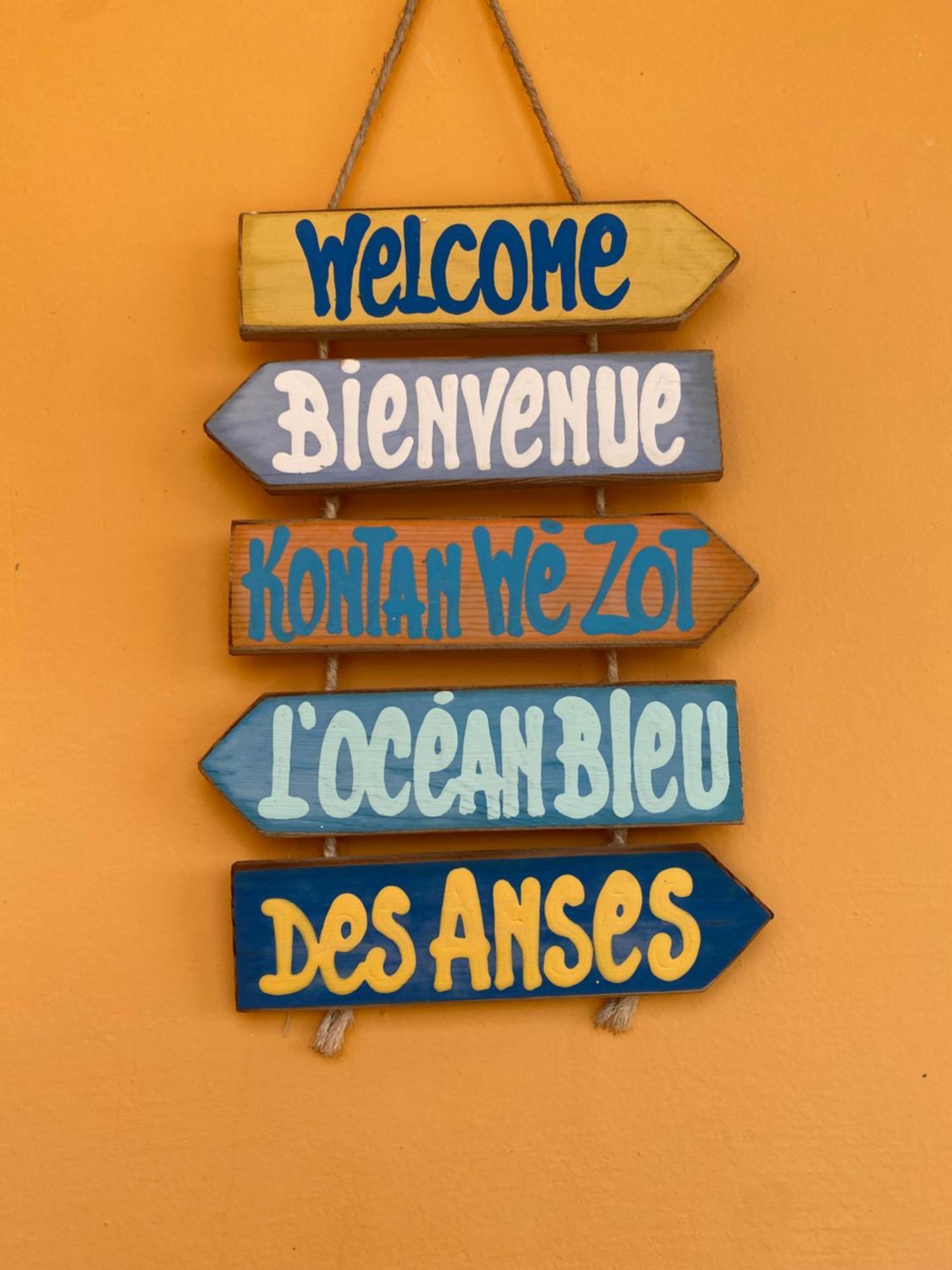 L'Ocean Bleu Des Anses Lägenhet Fond Fleury Exteriör bild